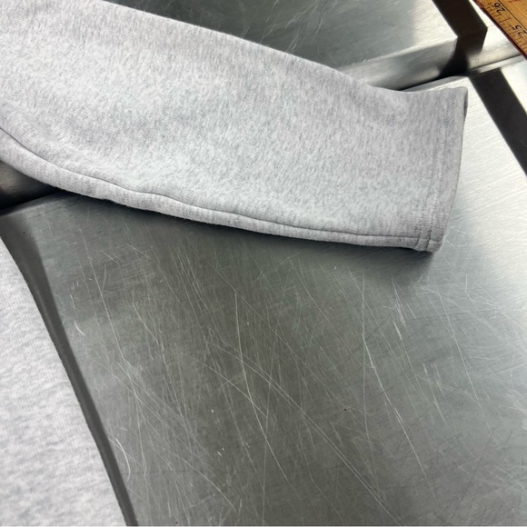 Athleta Cozy Karma Back Zip Sweatshirt Dress, Gray - Picture 4 of 12